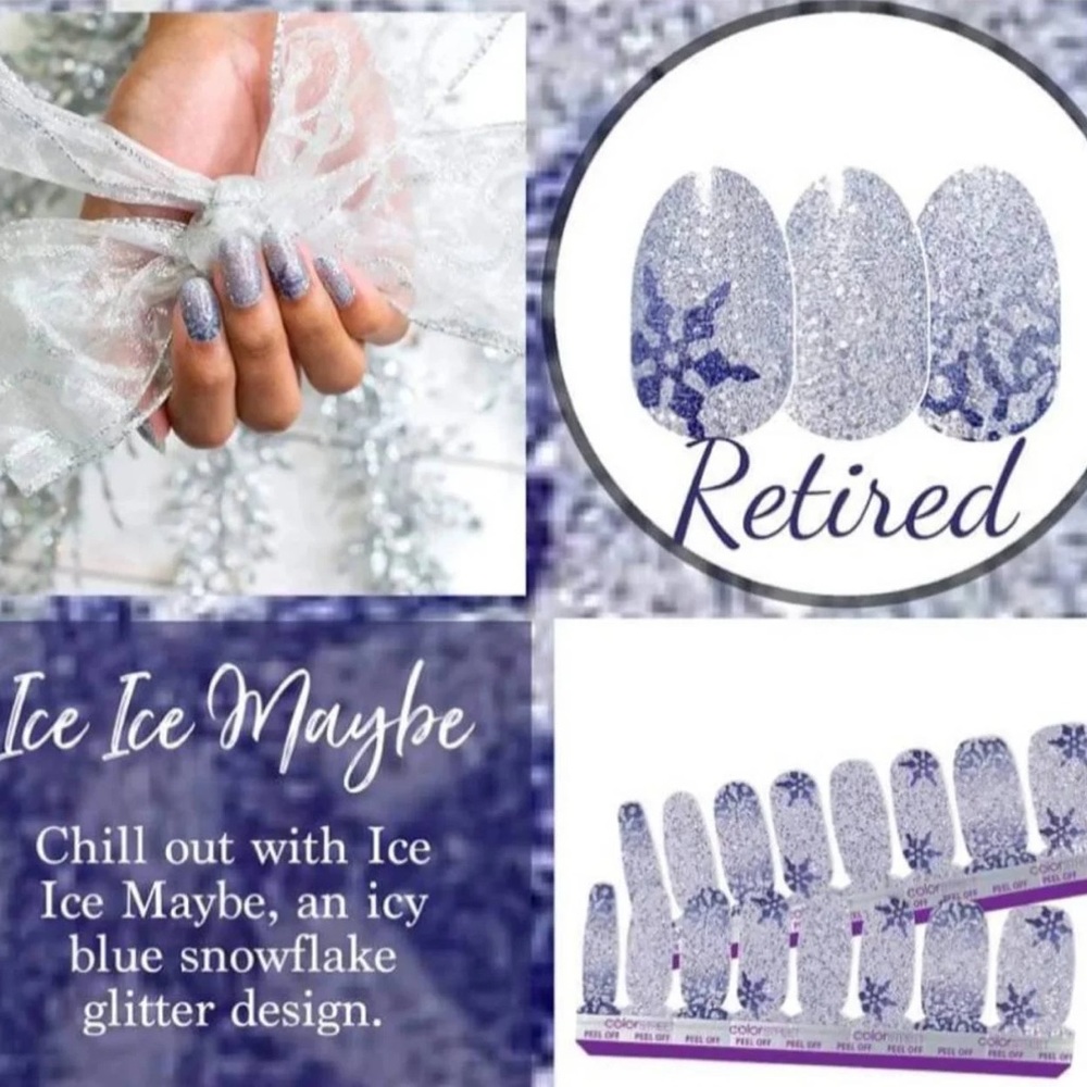 Color Street- Ice Ice Maybe - 100% Real Nail Polish Strips